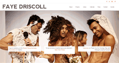 Desktop Screenshot of fayedriscoll.com