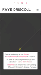 Mobile Screenshot of fayedriscoll.com